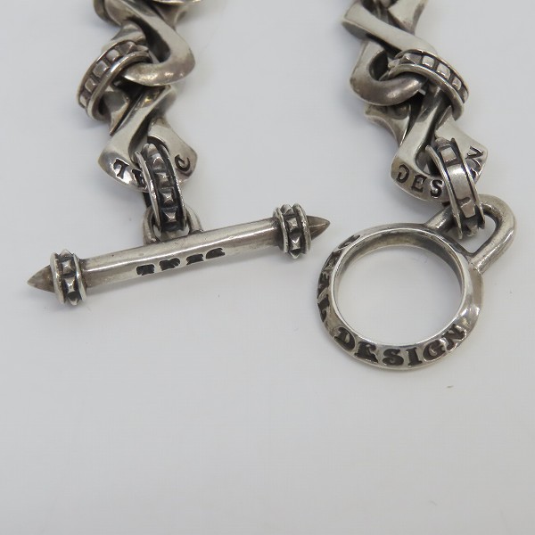 実際に弊社で買取させて頂いたDEAL DESIGN/ディールデザイン チェーン エッジコネクト ブレスレットの画像 3枚目