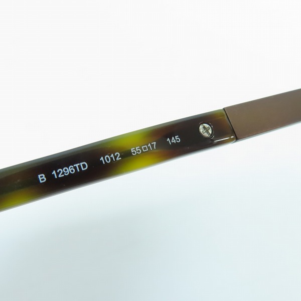 実際に弊社で買取させて頂いたBURBERRY/バーバリー 眼鏡 メガネフレーム/アイウェア B1296TDの画像 5枚目