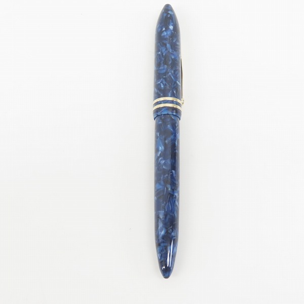 実際に弊社で買取させて頂いたSHEAFFER/シェーファー バランス マーブルカラー コバルトグロー 万年筆/18K-750の画像 6枚目