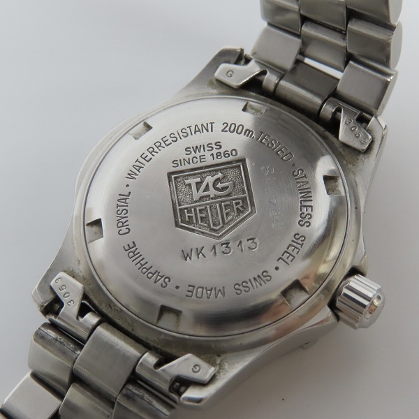 実際に弊社で買取させて頂いたTAG HEUER/タグホイヤー プロフェッショナル クォーツ腕時計 レディース WK1313【動作未確認】の画像 4枚目