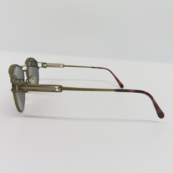 実際に弊社で買取させて頂いたJean Paul GAULTIER/ジャンポールゴルチエ ヴィンテージ ネジ サングラス/アイウェア バーントゴールド 56-5107の画像 1枚目
