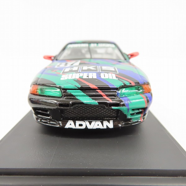 実際に弊社で買取させて頂いたEBBRO/エブロ 1/43 HKS スカイライン GT-R Gr-A #87 ブラック ダイキャストモデルカー/63 ミニカーの画像 4枚目
