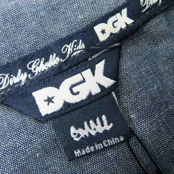 実際に弊社で買取させて頂いたDGK/ディージーケー S/S 半袖 ベースボールシャツ Size：Sの画像 2枚目