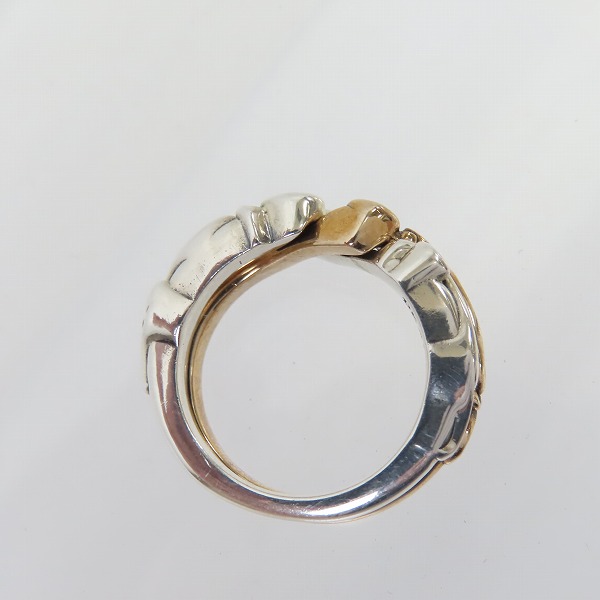 実際に弊社で買取させて頂いたDEAL DESIGN/ディールデザイン ハートギメルリング 12号の画像 4枚目