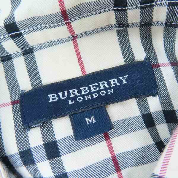 実際に弊社で買取させて頂いたBURBERRY LONDON/バーバリーロンドン チェック柄 長袖シャツ/Mの画像 2枚目