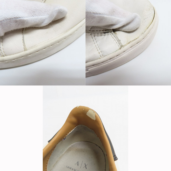 実際に弊社で買取させて頂いたARMANI EXCHANGE/アルマーニエクスチェンジ スリッポン/スニーカー size：US9 3点セットの画像 8枚目