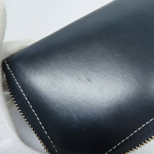 実際に弊社で買取させて頂いたPaul Smith/ポールスミス ブライドルレザー ラウンドファスナー ウォレット/長財布の画像 8枚目