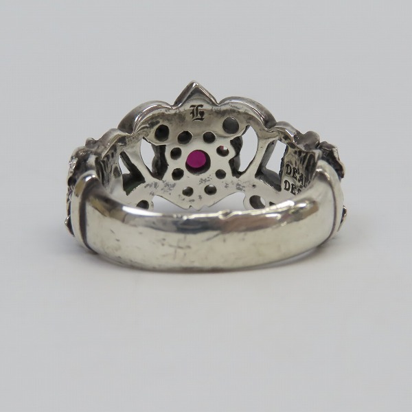 実際に弊社で買取させて頂いたDEAL DESIGN/ディールデザイン ローズティアラリング 17-17.5号の画像 3枚目