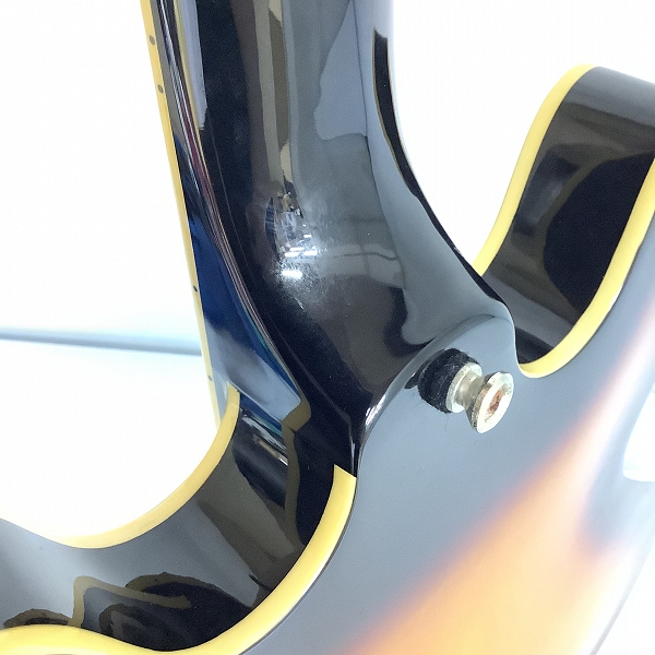 実際に弊社で買取させて頂いた★難あり Epiphone/エピフォン Lefty Casino VS レフティカジノ フルアコ エレキギター ソフトケース付きの画像 8枚目