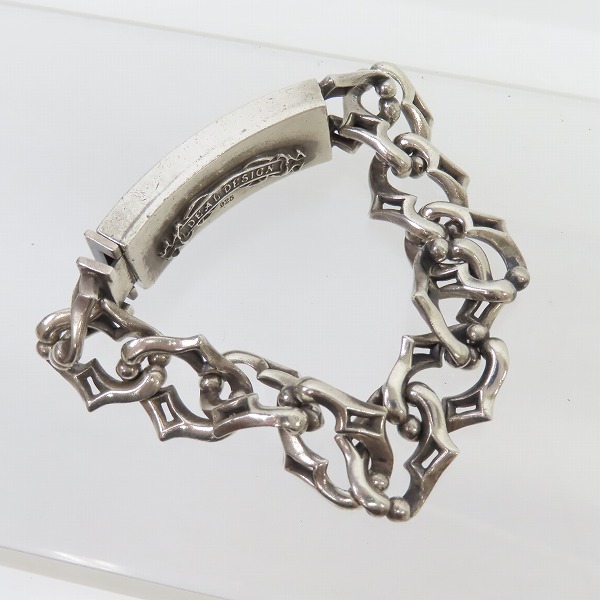 実際に弊社で買取させて頂いたDEAL DESIGN/ディールデザイン ID ロゴ ブレスレットの画像 2枚目