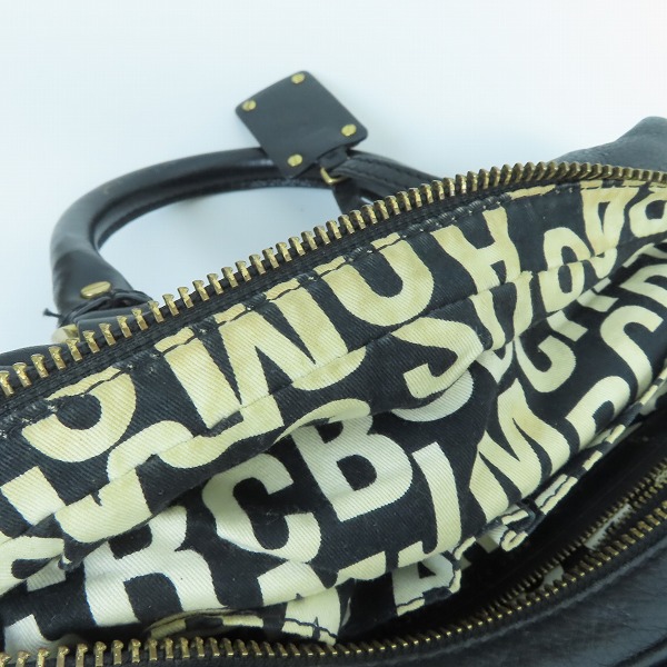 実際に弊社で買取させて頂いたMarc by Marc Jacobs/マーク ジェイコブス ショルダー レザーバッグ ブラックの画像 5枚目