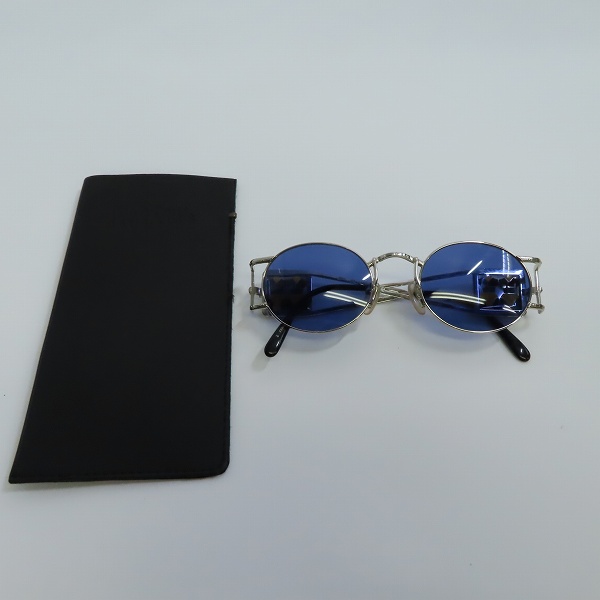 実際に弊社で買取させて頂いたJean Paul GAULTIER/ジャンポールゴルチエ ヴィンテージ スクエアプレートデザイン サングラス/アイウェア 56-4672の画像 9枚目