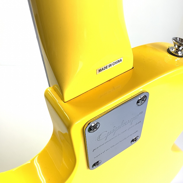 実際に弊社で買取させて頂いた★Epiphone/エピフォン Les Paul SL レスポールSL シングルコイル エレキギター 動作確認済みの画像 6枚目