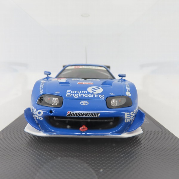 実際に弊社で買取させて頂いたEBBRO/エブロ 1/43 スーパーGT 2005 エッソ ウルトラフロー スープラ ブルー #6 694 ミニカーの画像 4枚目