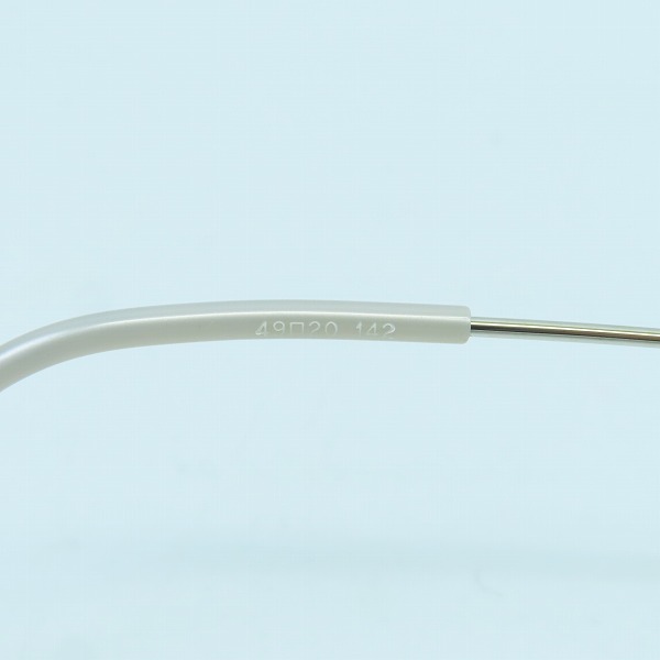 実際に弊社で買取させて頂いたJean Paul GAULTIER/ジャンポールゴルチェ ヴィンテージ メガネフレーム シルバー 55-6105の画像 8枚目