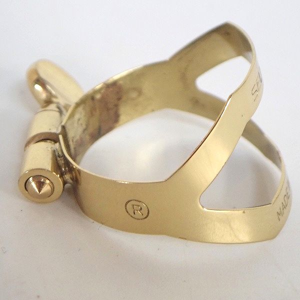 実際に弊社で買取させて頂いたSELMER/セルマー アルトサックス用 リガチャー ゴールド の画像 5枚目