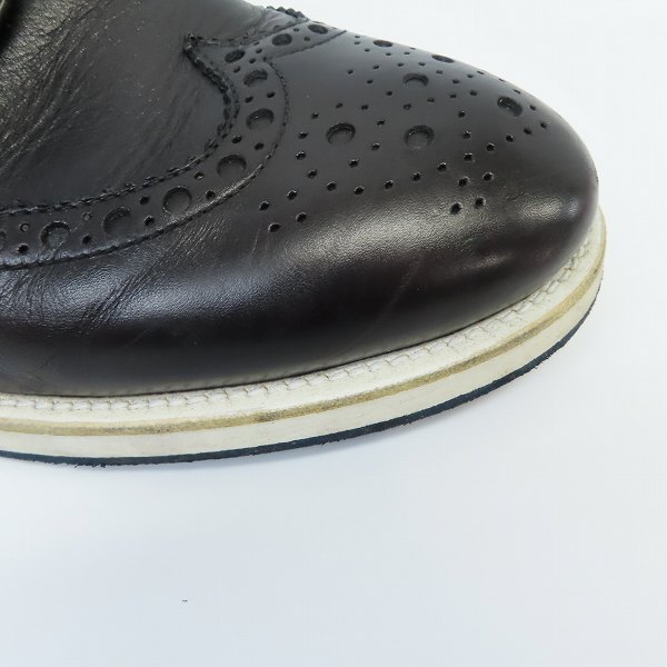 実際に弊社で買取させて頂いたGIORGIO ARMANI/ジョルジオ アルマーニ ウイングチップ レザーシューズ Size：9の画像 6枚目