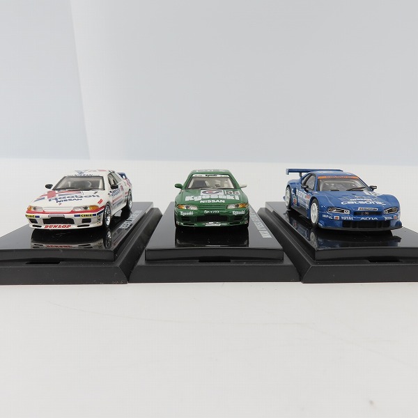 実際に弊社で買取させて頂いたKyosho/京商 1/64 REEBOK/NIKKO KYOSEKI/CALSONIC SKYLINE GP-1PLUS 1990/1993/2003 ミニカー 3点セットの画像 4枚目