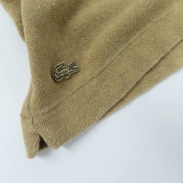 実際に弊社で買取させて頂いたEDIFICE × LACOSTE/エディフェス × ラコステ パイル素材 スキッパーポロシャツ 半袖 PH047PL/US5の画像 5枚目