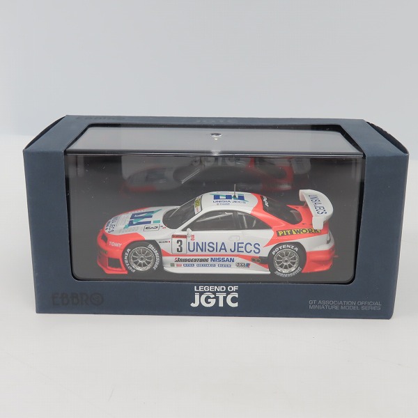 実際に弊社で買取させて頂いたEBBRO/エブロ 1/43 NISSAN 日産 ユニシア ジェックス スカイラインR33 JGTC 1998 #3 44194の画像 7枚目
