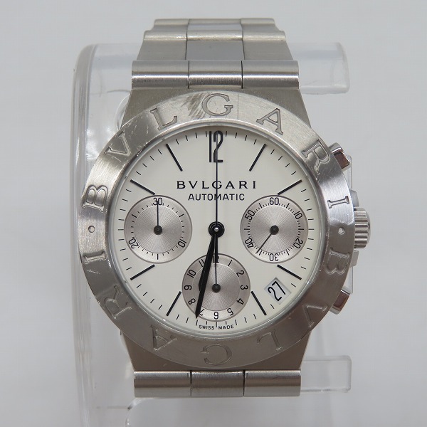 実際に弊社で買取させて頂いたBVLGARI/ブルガリ ディアゴノスポーツ クロノグラフ 自動巻き 腕時計/ウォッチ CH35S