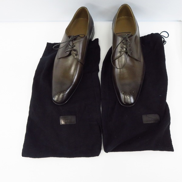 実際に弊社で買取させて頂いたHUGO BOSS/ヒューゴボス メダリオン レザーシューズ 7の画像 9枚目