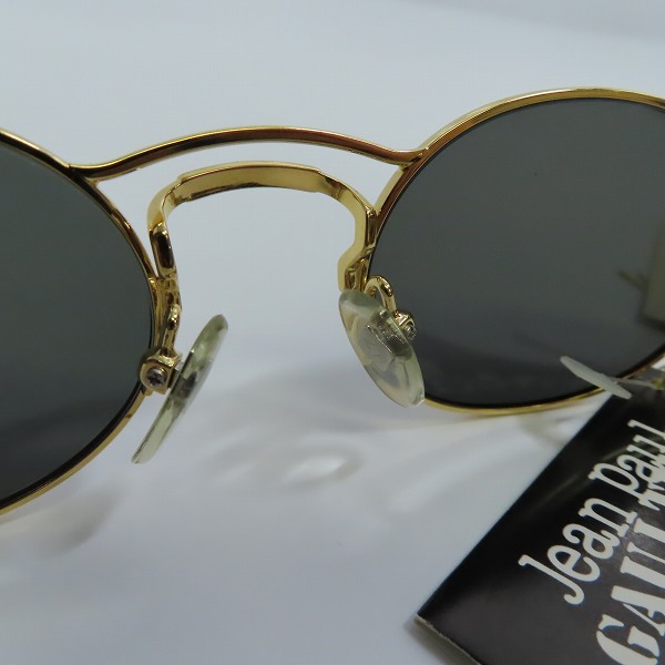 実際に弊社で買取させて頂いたJean Paul GAULTIER/ジャンポールゴルチエ ヴィンテージ オーバルフレーム サングラス/アイウェア 56-3173の画像 4枚目