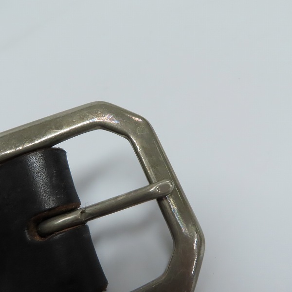 実際に弊社で買取させて頂いたHTC/エイチティーシー フラワースタッズ レザーベルト size：32の画像 7枚目