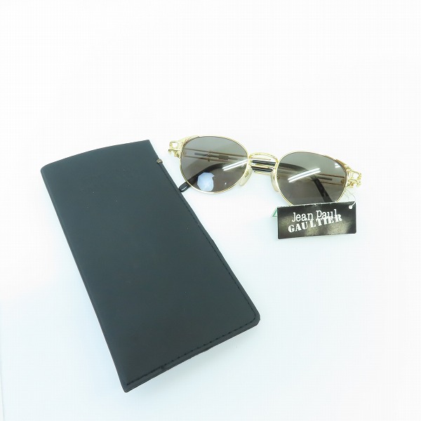 実際に弊社で買取させて頂いたJean Paul GAULTIER/ジャンポールゴルチエ ヴィンテージ ネジデザイン サングラス/アイウェア 56-4177の画像 8枚目