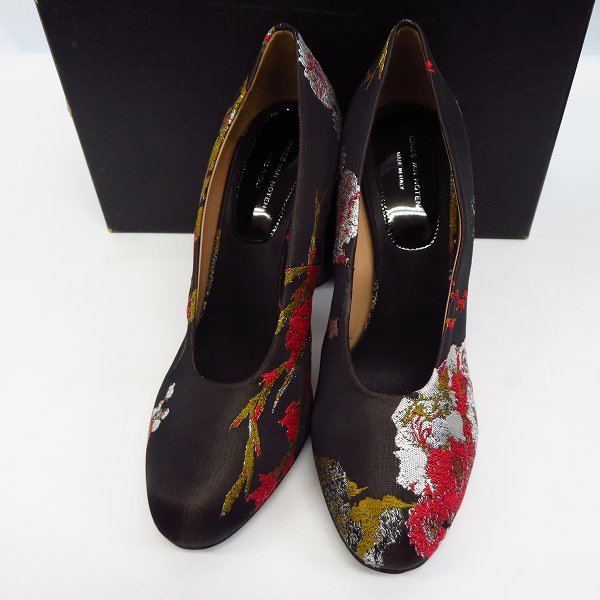 実際に弊社で買取させて頂いたDRIES VAN NOTEN/ドリスヴァンノッテン パンプス 花柄 刺繍 WS21/159/QU487/38