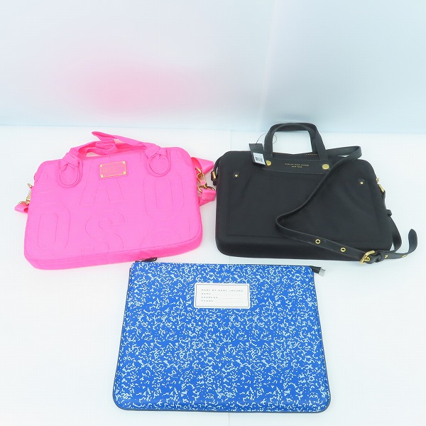 実際に弊社で買取させて頂いた【未使用】Marc by Marc Jacobs/マークバイマークジェイコブス 2WAY PCケース/タブレットケース 3点セット