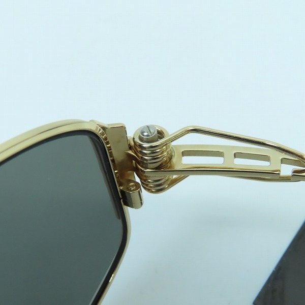 実際に弊社で買取させて頂いたJean Paul GAULTIER/ジャンポールゴルチェ ヴィンテージ サングラス ゴールド 56-6103の画像 4枚目