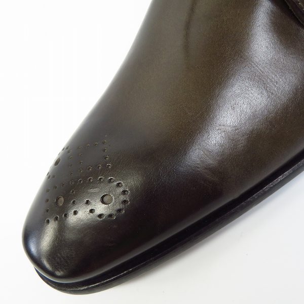 実際に弊社で買取させて頂いたHUGO BOSS/ヒューゴボス メダリオン レザーシューズ 7の画像 6枚目