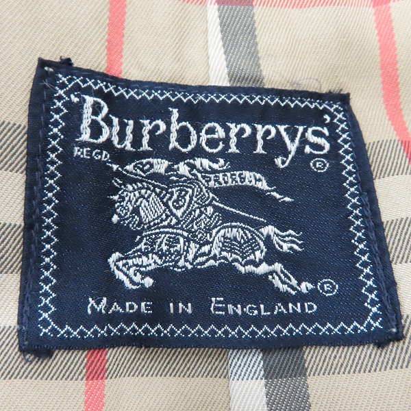 実際に弊社で買取させて頂いたBurberrys/バーバリーズ 裏地チェック柄 トレンチコート の画像 2枚目