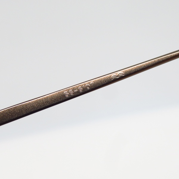 実際に弊社で買取させて頂いたJean Paul GAULTIER/ジャンポールゴルチエ ヴィンテージ サングラス ブラウン 56-6107の画像 5枚目