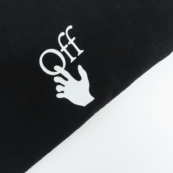 実際に弊社で買取させて頂いたOFF-WHITE/オフホワイト 21SS MARKER TEE バックアローマーカープリント Tシャツ/XLの画像 6枚目