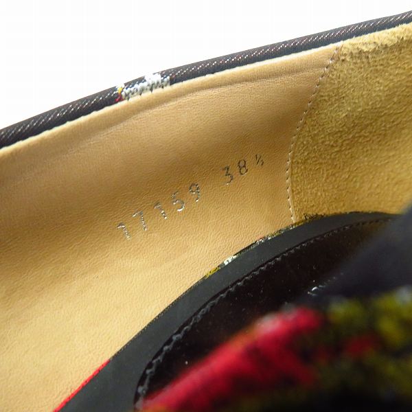 実際に弊社で買取させて頂いたDRIES VAN NOTEN/ドリスヴァンノッテン パンプス 花柄 刺繍 WS21/159/QU487/38.5の画像 5枚目