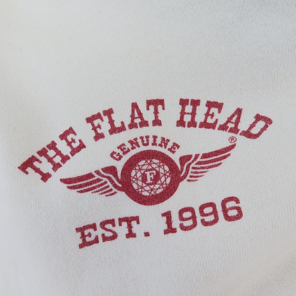 実際に弊社で買取させて頂いたTHE FLAT HEAD/フラットヘッド ウイングロゴ ジップアップパーカー/Lの画像 5枚目