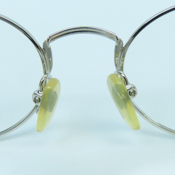 実際に弊社で買取させて頂いたJean Paul GAULTIER/ジャンポールゴルチェ ヴィンテージ メガネフレーム シルバー 55-6104の画像 3枚目