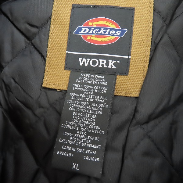 実際に弊社で買取させて頂いたDickies/ディッキーズ Hooded Jacket/フーデッド ジャケット TJ718BD/XLの画像 2枚目