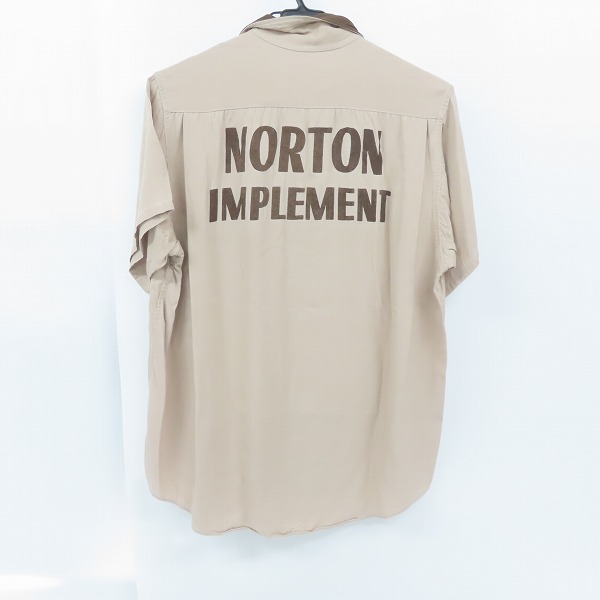 実際に弊社で買取させて頂いたDUNHILL/ダンヒル 50S~60S ヴィンテージボーリングシャツ/Mの画像 1枚目