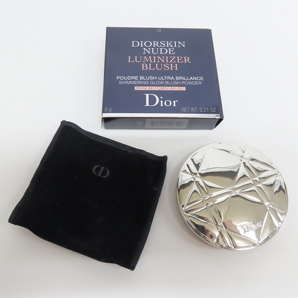 実際に弊社で買取させて頂いた【難有り】Christian Dior/クリスチャンディオール ディオールスキン ミネラルヌード ルミナイザー ブラッシュ チークカラー 6gの画像 5枚目