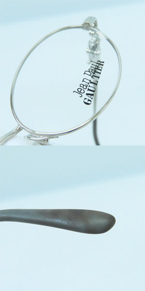 実際に弊社で買取させて頂いたJean Paul GAULTIER/ジャンポールゴルチェ ヴィンテージ メガネフレーム 55-0039の画像 9枚目