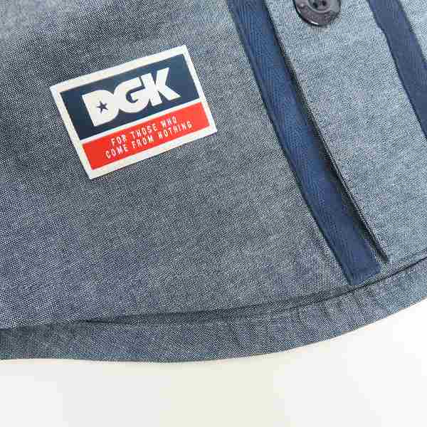 実際に弊社で買取させて頂いたDGK/ディージーケー S/S 半袖 ベースボールシャツ Size：Sの画像 5枚目