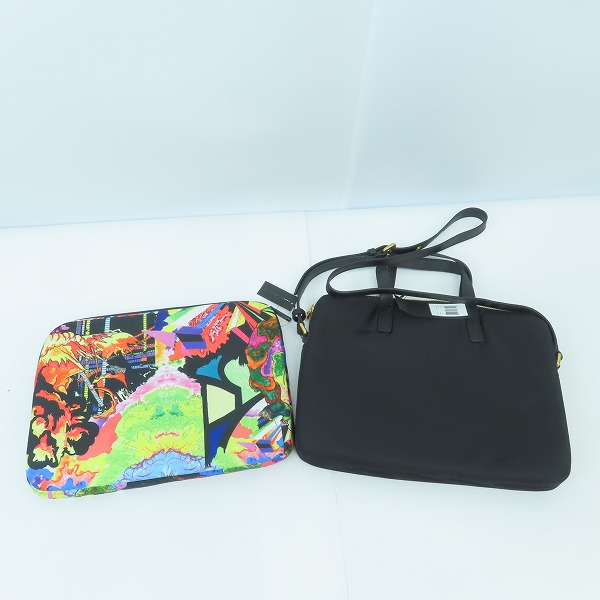 実際に弊社で買取させて頂いた【未使用】Marc by Marc Jacobs/マークバイマークジェイコブス 総柄マルチ タブレット/PCケース 2点セットの画像 1枚目
