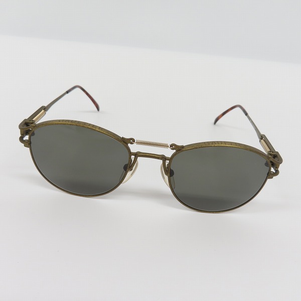 実際に弊社で買取させて頂いたJean Paul GAULTIER/ジャンポールゴルチエ ヴィンテージ ネジ サングラス/アイウェア バーントゴールド 56-5107