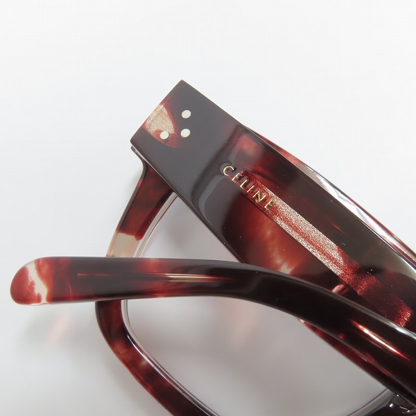 実際に弊社で買取させて頂いたCELINE/セリーヌ 度入り/眼鏡 メガネフレーム/アイウェア CL400091の画像 7枚目