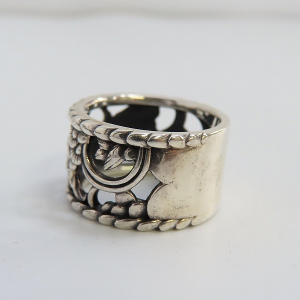 実際に弊社で買取させて頂いた【ギャラ付き】Bloody Mary ブラッディマリー 仏光万華鏡 Buddhist Lamp Ring L リング/17号の画像 2枚目