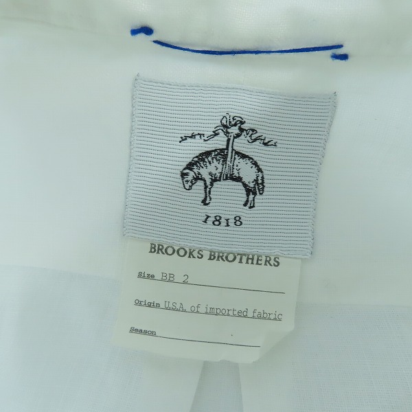 実際に弊社で買取させて頂いたBLACK FLEECE by Brooks Brothers/ブラックフリース バイ ブルックスブラザーズ 麻リネンシャツ 長袖/BB2の画像 2枚目