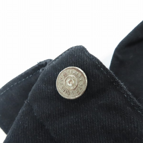 実際に弊社で買取させて頂いたM/エム THANK YOU FRIENDS 内ボア デニムジャケット/Lの画像 6枚目